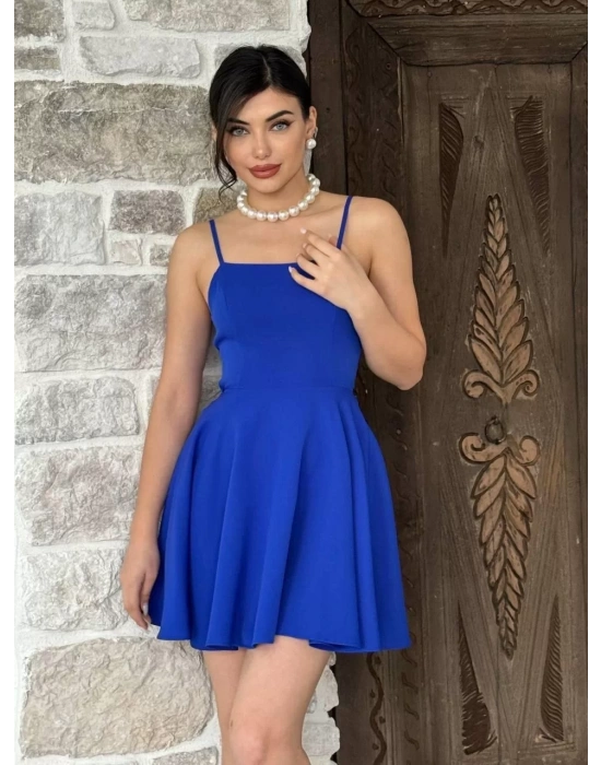 Pole İp Askılı Elbise