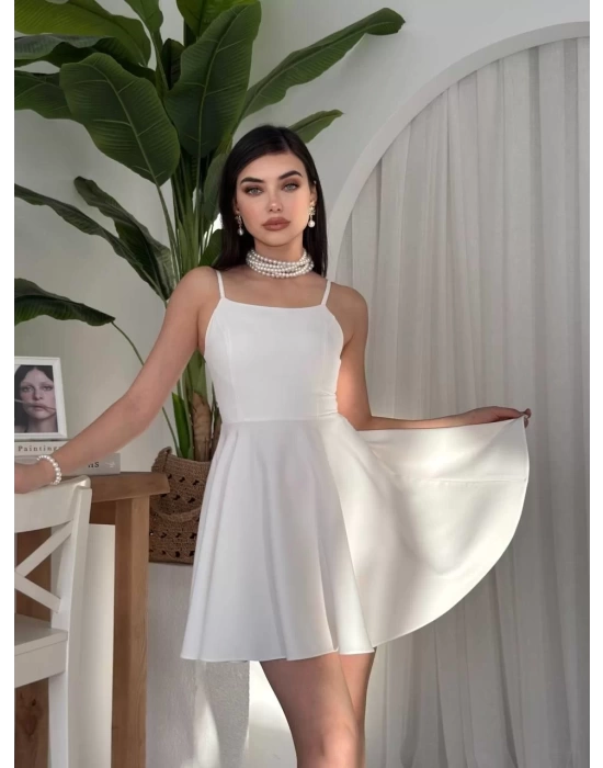 Pole İp Askılı Elbise