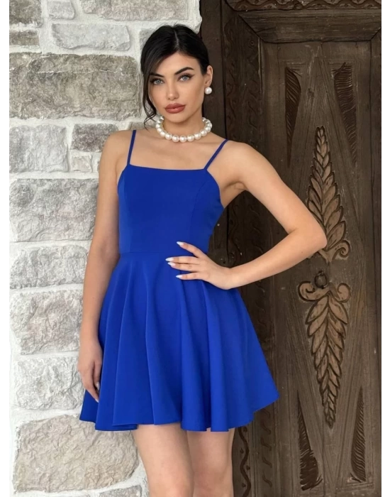 Pole İp Askılı Elbise