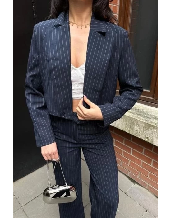 Renata Çizgili Pantolon Takım 9568-24