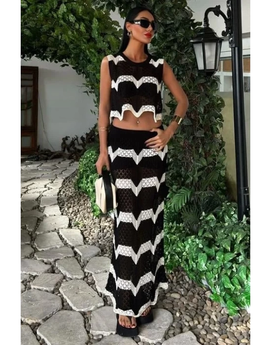 Shayna Ajurlu Crop Takım 9825