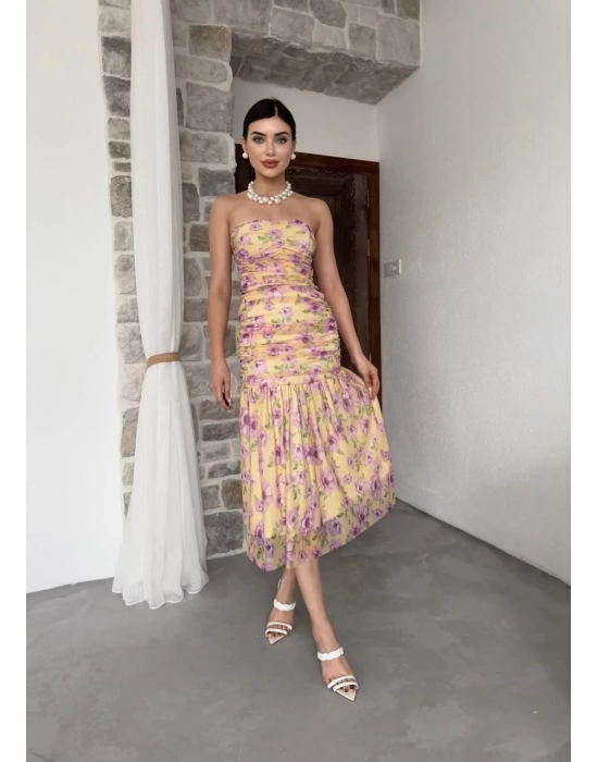 Talia Straplez Elbise