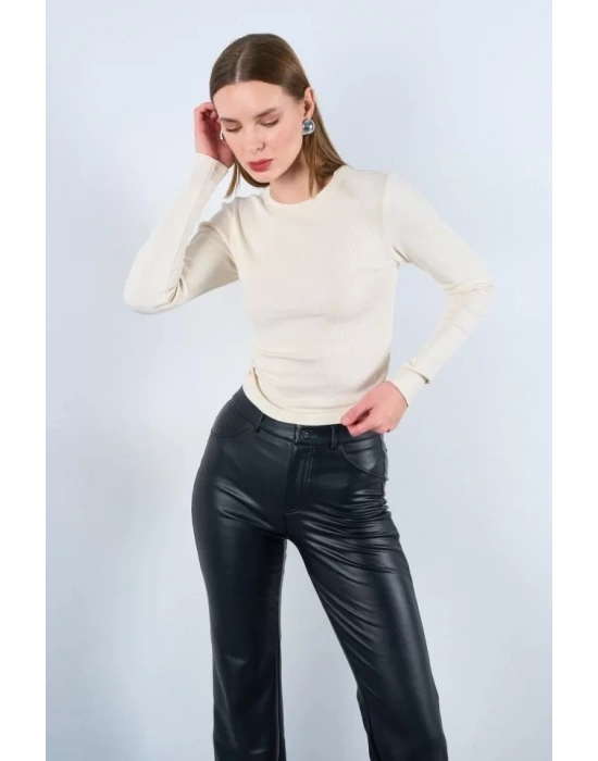 Uzun Kollu Body - Ekru
