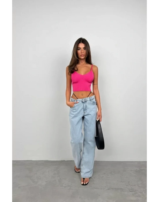 V Yaka Crop Bluz