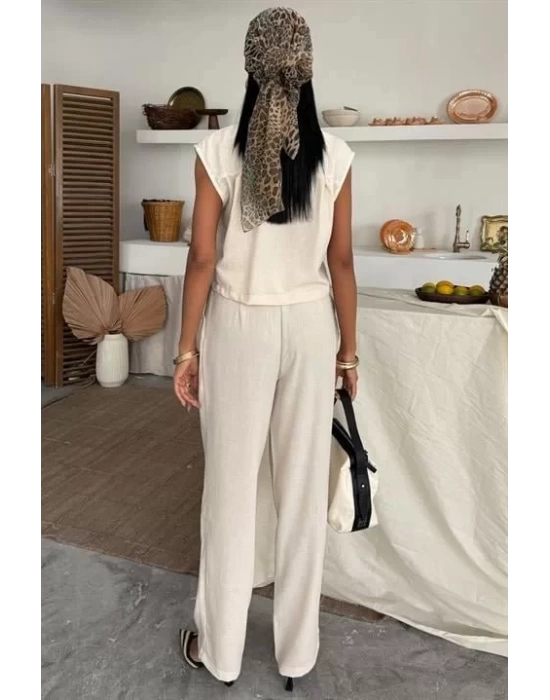Zoe Crop Yelek Takım 9744-08
