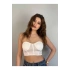 bysoca Kadın Beyaz Straplez Omzu Açık Balenli Korseli Günlük Büstiyer Crop Top