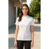 bysoca Kadın Beyaz Yarım Balıkçı Yaka Kısa Kollu Likralı Pamuklu Slim Fit Basic Tişört