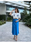 15806 Saten Etek - Saks