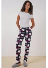 4323 Desenli Pijama Altı - A.Lacivert
