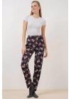 4323 Desenli Pijama Altı - Lacivert