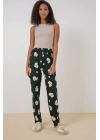 4323 Desenli Pijama Altı - Y.Zümrüt