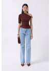 Aksesuar Detay Cutout Bluz
