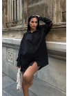 Alina Kol Cut Out Keten Gömlek 3252-08