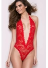 Arkası Açık Dantelli Kırmızı Fantazi Babydoll TM1287