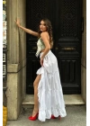 Audrey Fıfrlı Yırtmaç Detay Etek 4037