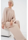 Ayrobin Tunik Pantolon Alt Üst Takım 6712 - Krem