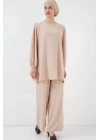 Ayrobin Tunik Pantolon Alt Üst Takım 6712 - Krem