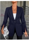 Bağcık Detaylı Tasarım Ceket