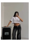 Basic Oversize Crop T-Shirt