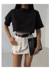 Basic Oversize Crop T-Shirt