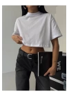 Basic Oversize Crop T-Shirt