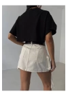 Basic Oversize Crop T-Shirt