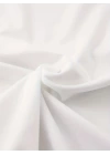 Baskılı Oversize Bisiklet Yaka T-shirt - Beyaz