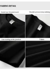 Baskılı Oversize Bisiklet Yaka T-shirt - Siyah