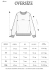 Bisiklet Yaka Baskılı SweatShirt - Siyah