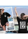 Bisiklet Yaka Kısa Kol Baskılı T-shirt - Siyah