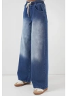 Bol Paça Kot Pantolon 6705 - Lacivert