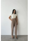 CHANEL PANTOLON YAN BİYELİ - Vizon