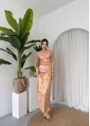 Dora Çiçek Detaylı Elbise