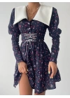 Dreamy İp Detaylı Mini Elbise