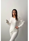 Kadın Ekru Termal Alt Üst Takım