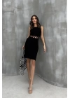 Estelya Cut Out Mini Elbise 2571-01