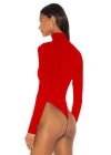 Fermuarlı Uzun Kollu Bodysuit
