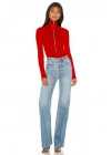 Fermuarlı Uzun Kollu Bodysuit