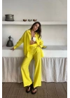 GÖMLEK - PANTOLON TAKIM - Sarı