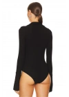 Gömlek Yaka Fermuarlı Body