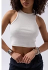 Halter Yaka Crop