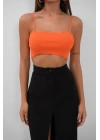 İnce Askılı Crop Top