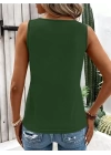 Kadın Askılı Yaka şerit Halka Detaylı Viskon Bluz