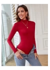 Kadın Balıkçı Yaka Ipek Jarse Bodysuit