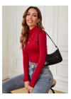 Kadın Balıkçı Yaka Ipek Jarse Bodysuit
