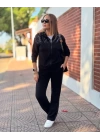 Kadın Iki Iplik Kumaş Pul Ve Fermuar Detaylı Ikili Takım