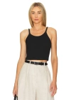 Kadın Ince Askılı Sıfır Kol Ipek Jarse Crop Top