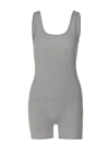 Kadın Kalın Askılı Bodycon Tulum