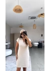 Kadın Polo Yaka Mini Elbise