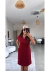 Kadın Polo Yaka Mini Elbise